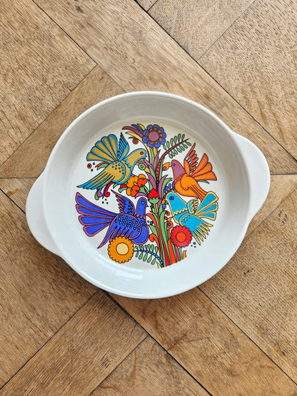 Petit plat creux à oreilles villeroy et boch acapulco