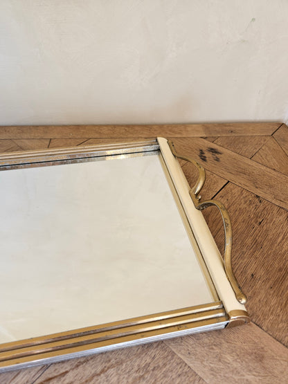 Plateau miroir Art Déco