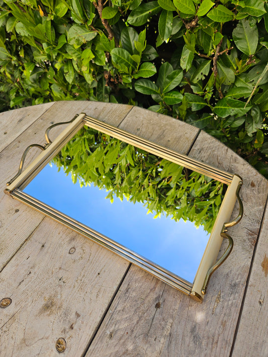 Plateau miroir Art Déco
