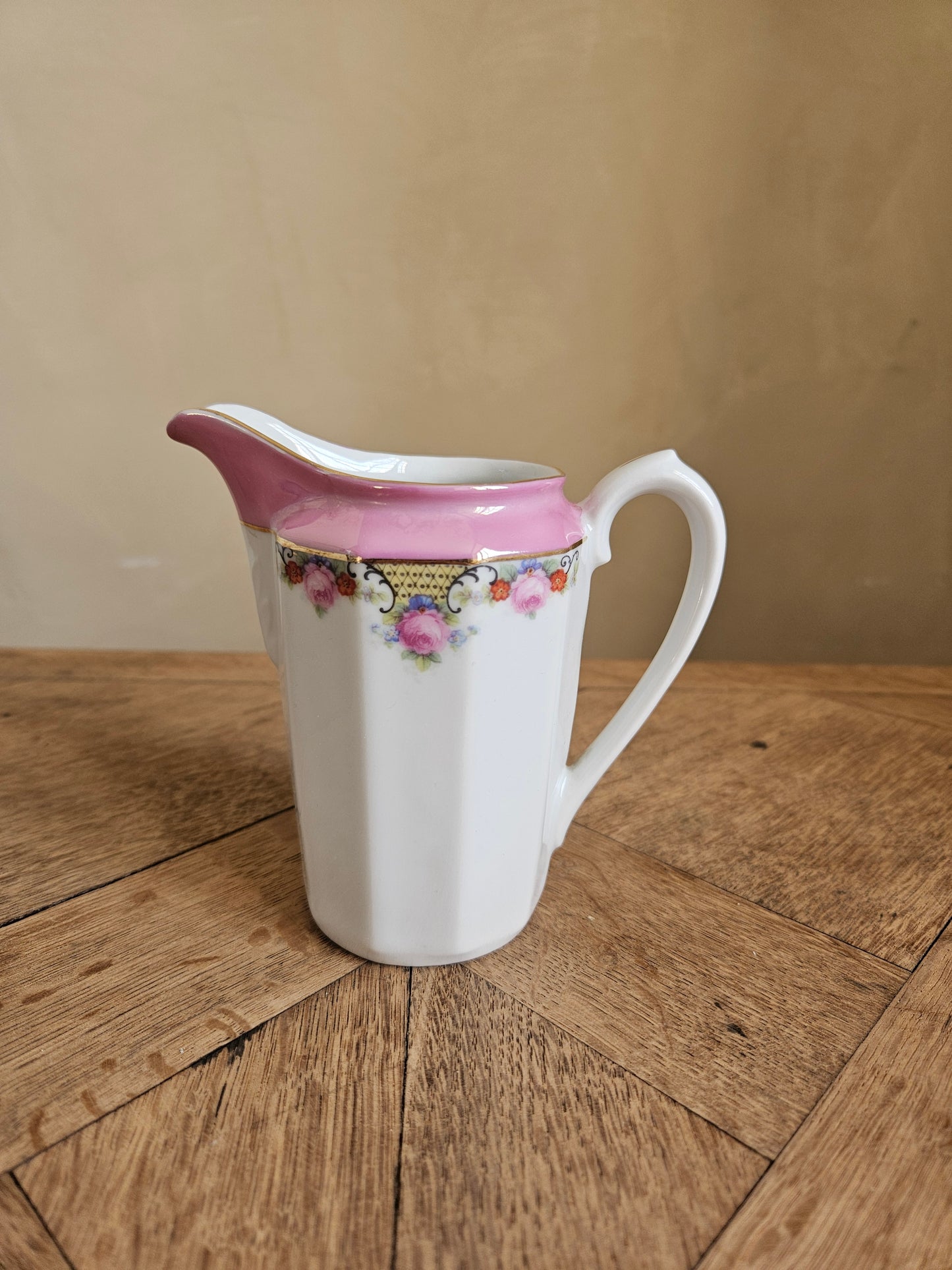 Théière, sucrier et pot à lait shabby chic