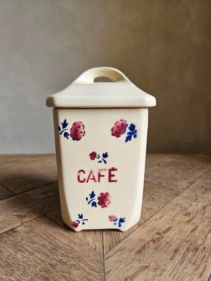 Pot à épices ancien Badonviller café 