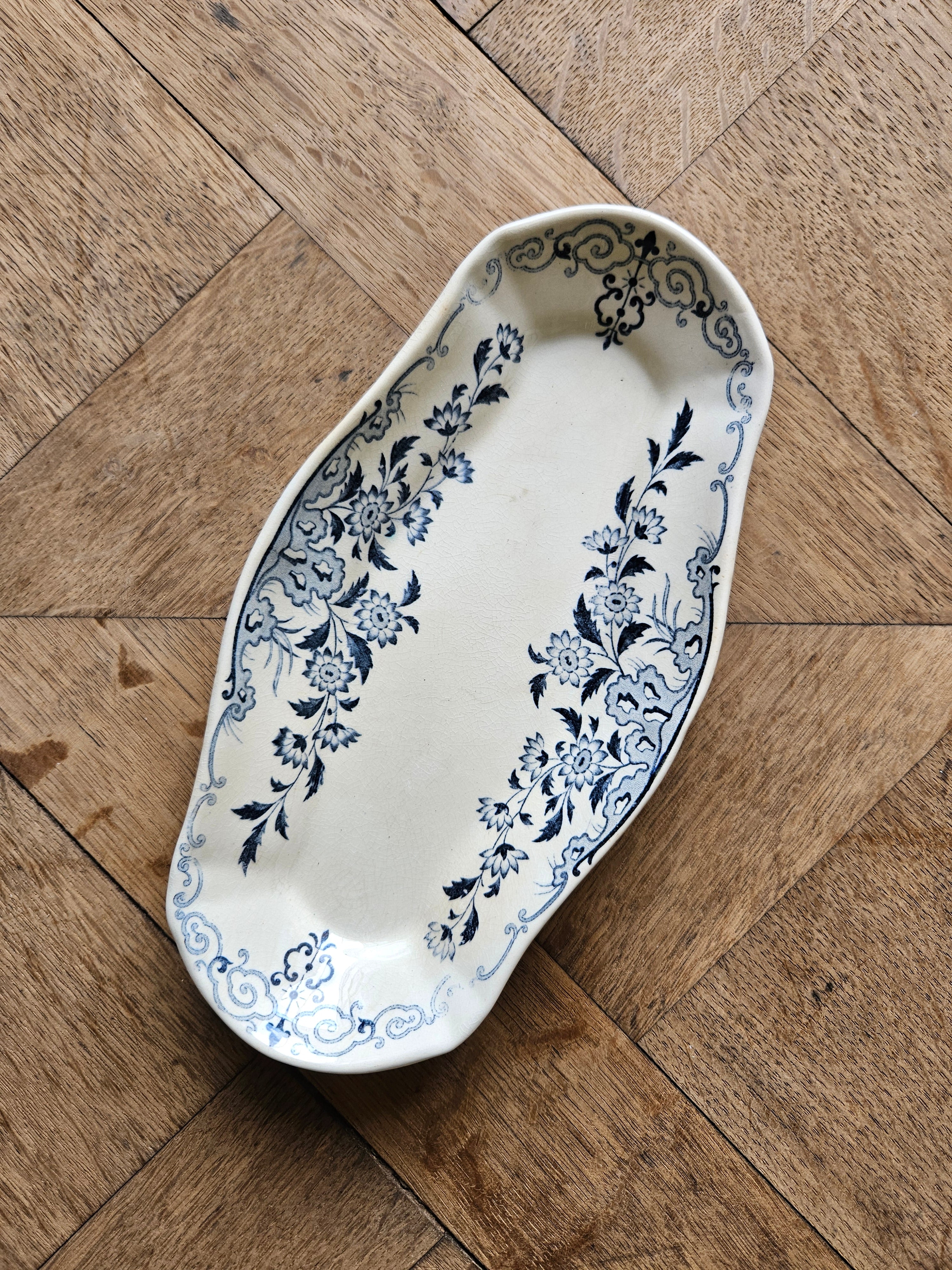 Ravier ancien Sarreguemines, Moscou – Vaisselle Vintage & Cie