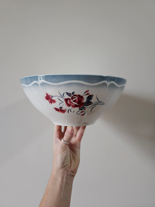 Saladier rétro digoin modèle Nina Rosa