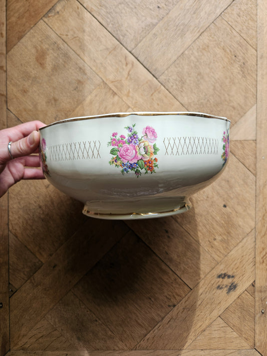 Saladier vintage ceranord st amand dubary shabby chic. 