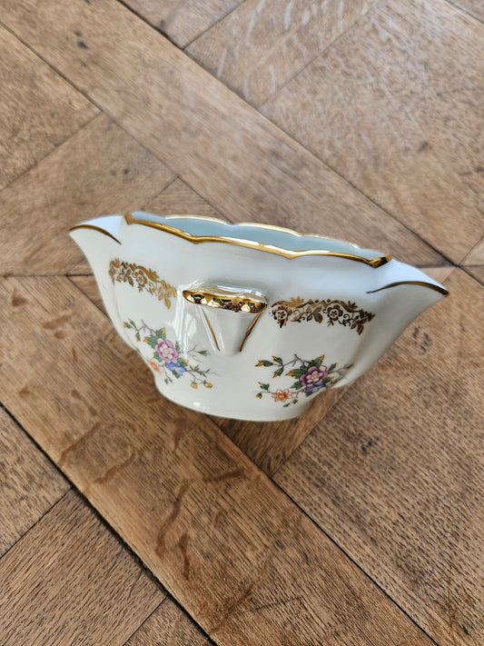 Saucière porcelaine Oiseau