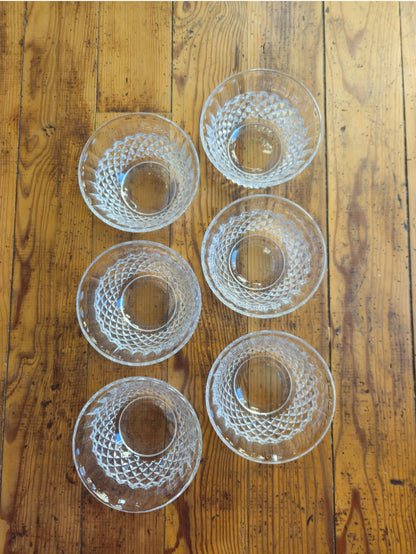 Service dessert cristal d’Arques, Maintenon