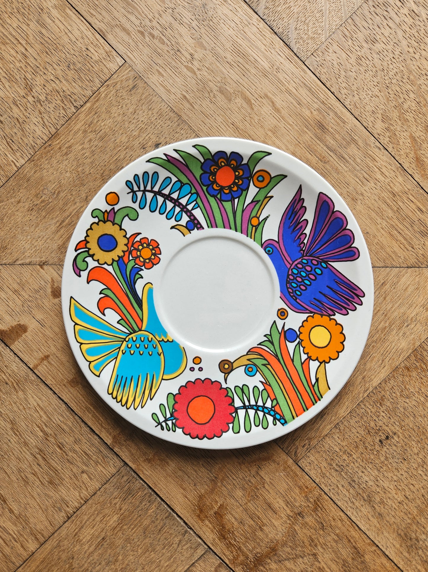 Sous-tasse vintage 70’s acapulco villeroy et boch