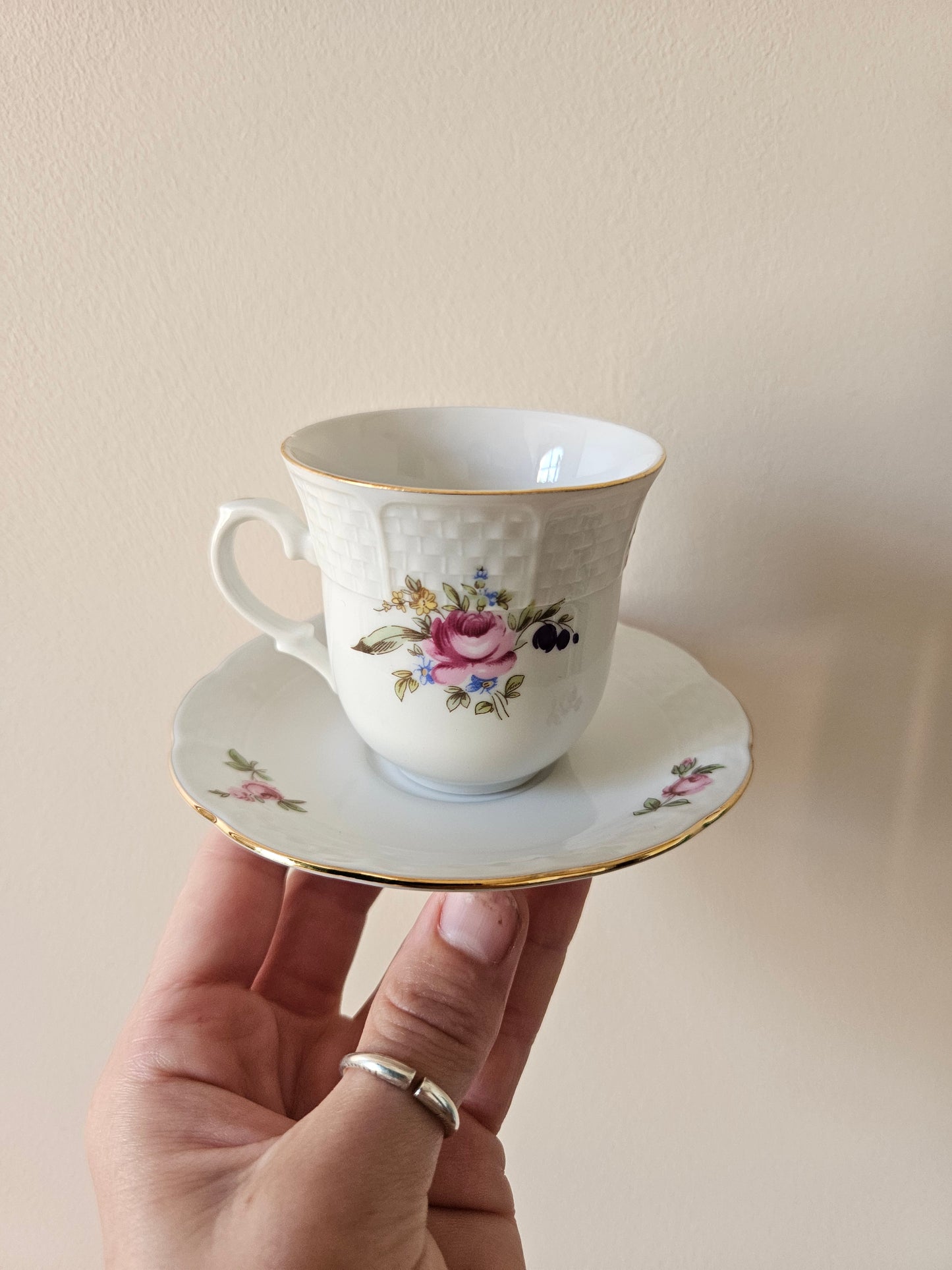 Service à café porcelaine de Bohême