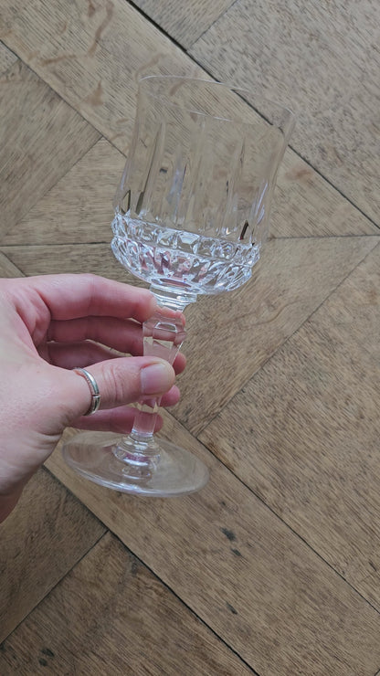 Verres à pied cristal de Sèvres