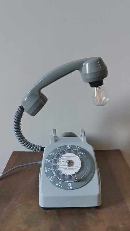 Lampe vintage BakéLight, grise