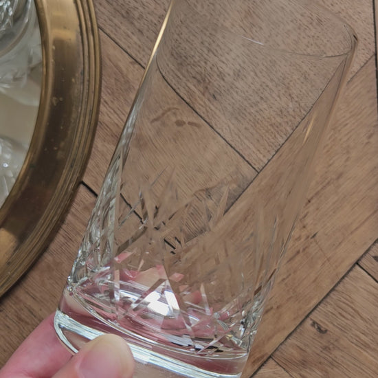 Verres à orangeade en cristal