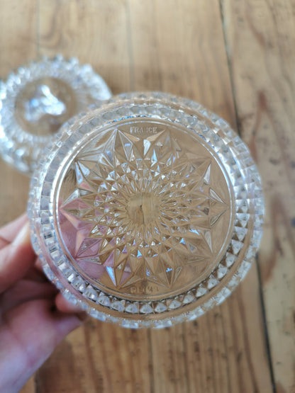 Bonbonnière en verre de Reims