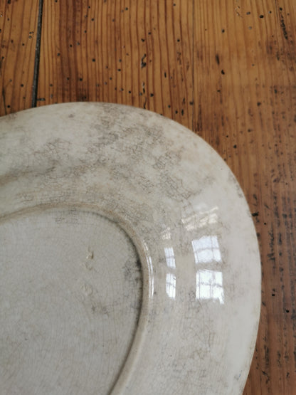 Plat ovale ancien H.B & Cie, Paris