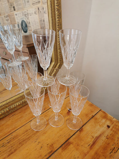 Flûtes à champagne "fleur"