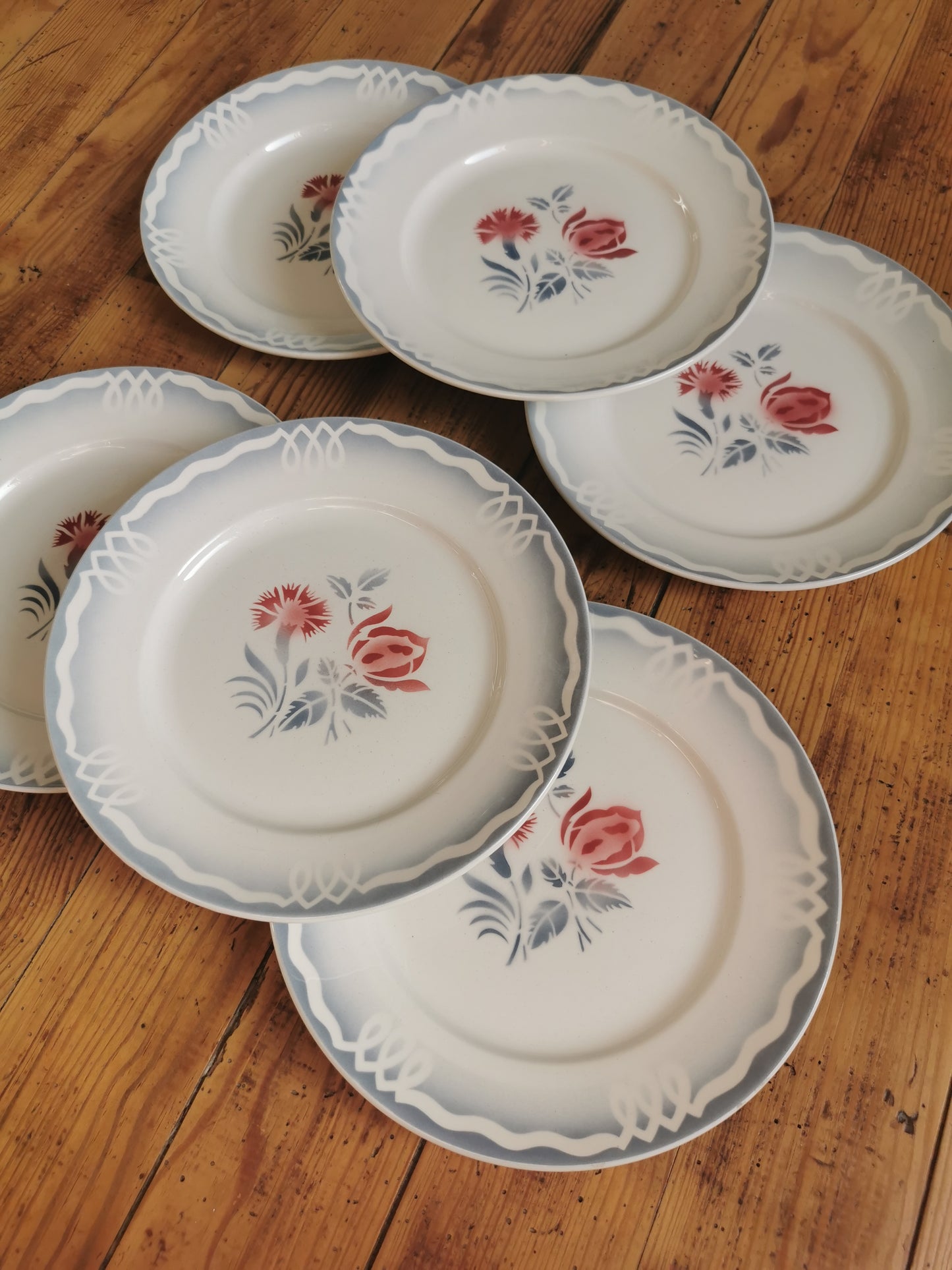 Assiettes plates Moulin des Loups