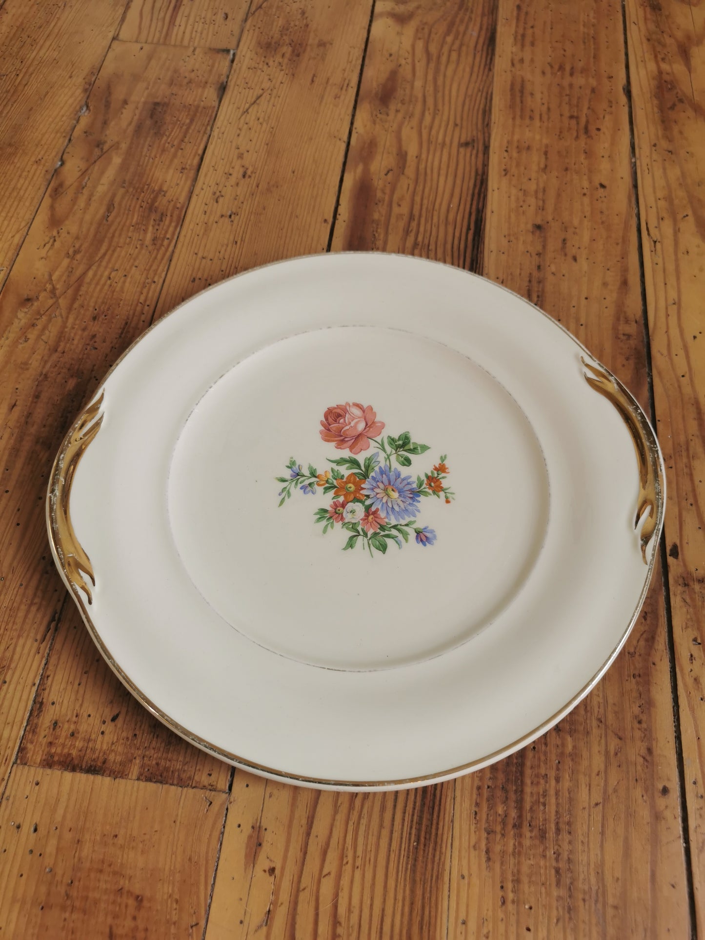 Plat à gâteaux Ceranord, fleuri