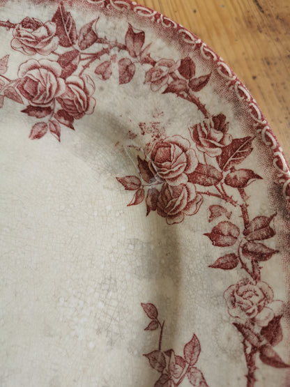 Plat ovale ancien H.B & Cie, Paris