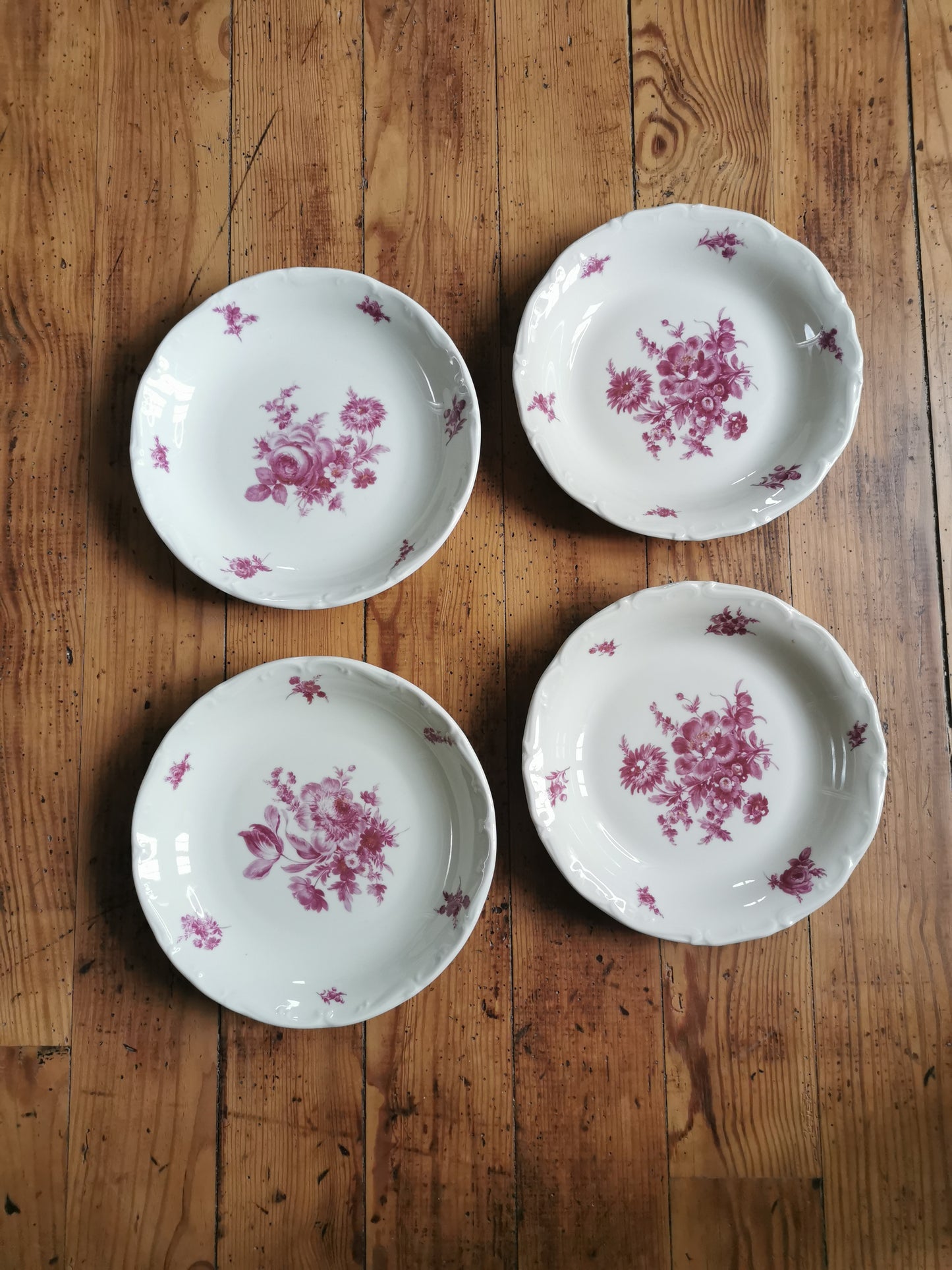 Assiettes creuses porcelaine de Sologne