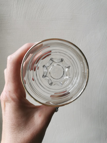 Verres à eau art déco