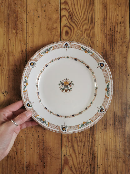 Assiettes plates Longwy, Delft