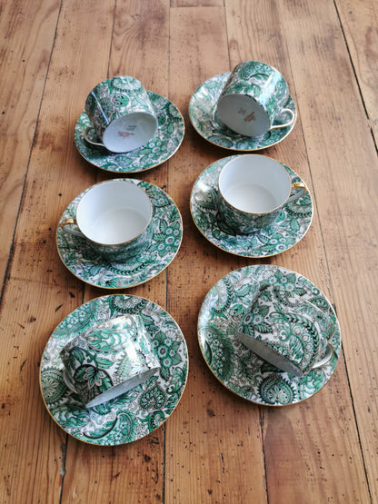 Tasses porcelaine Lazeyras Limoges