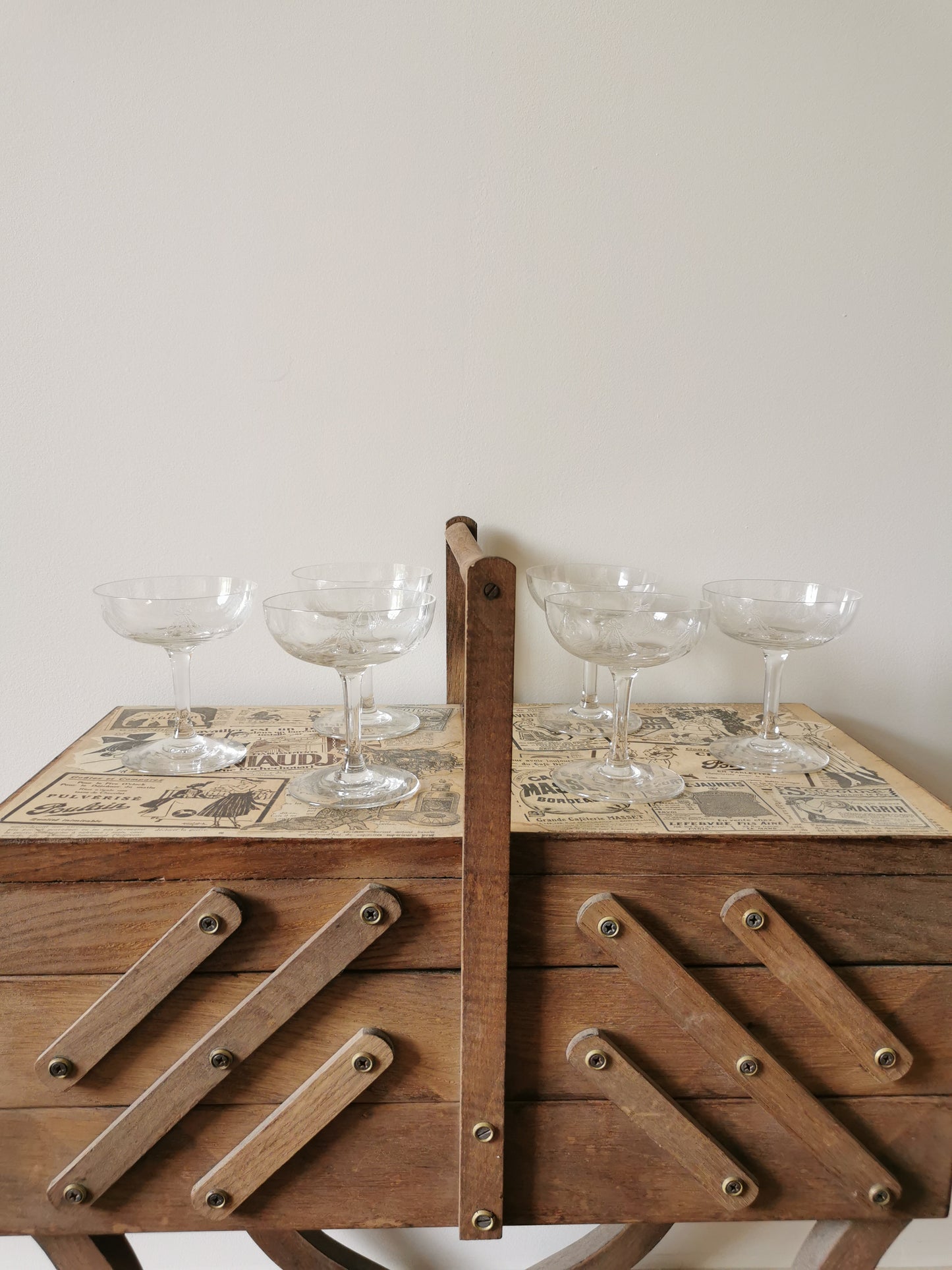 Coupes à champagne vintage