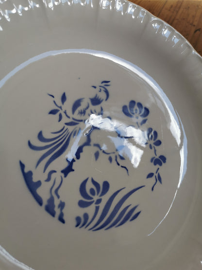 Assiette plate Digoin, Paradis