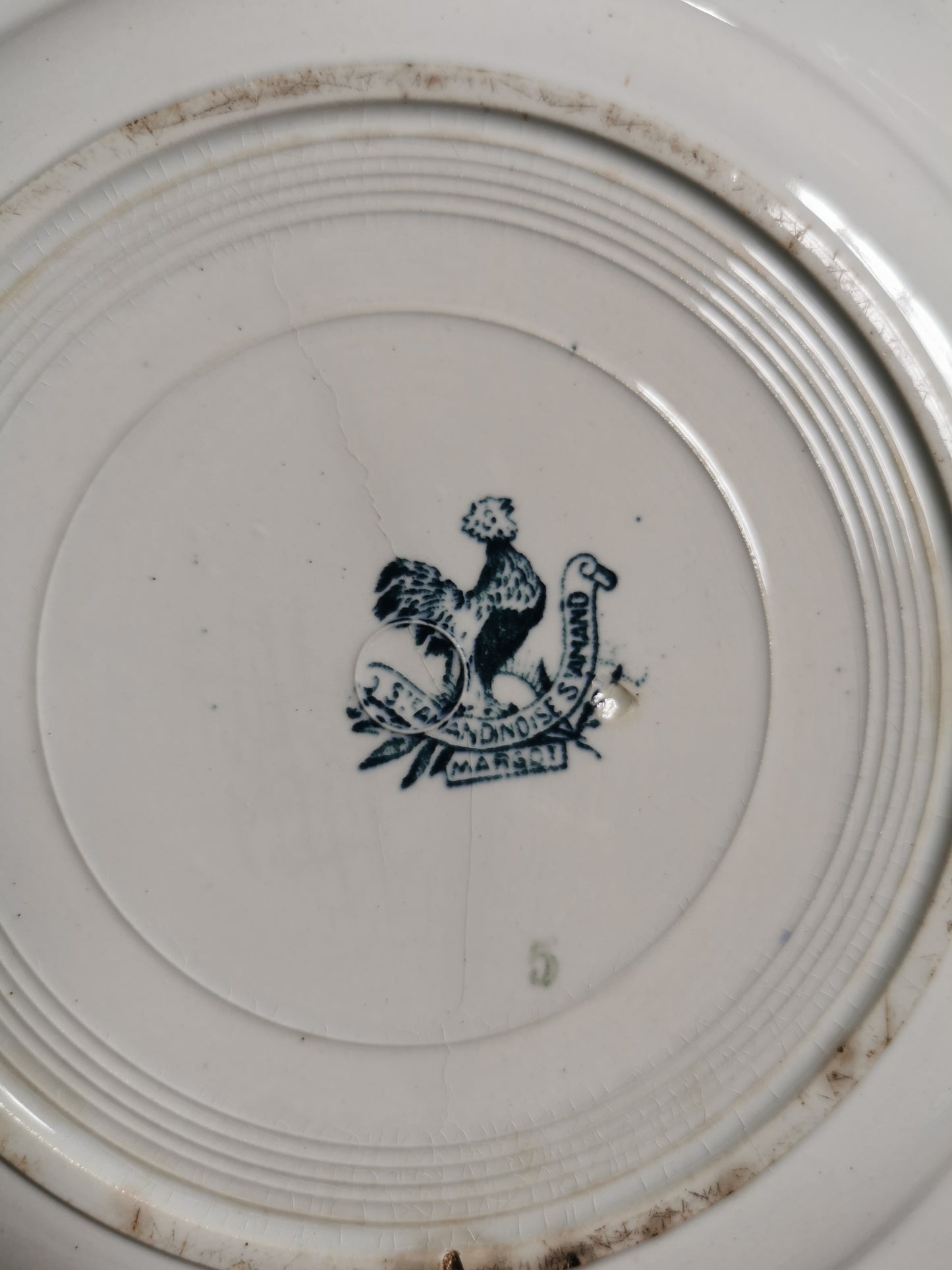 Assiettes plates Ste Amandinoise, Margot