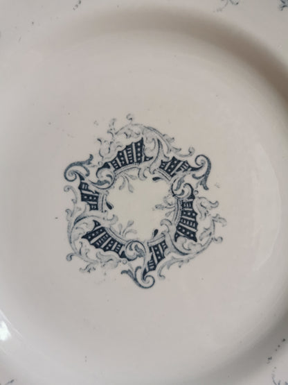 Assiettes plates Lunéville, Bordure