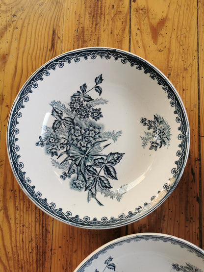 Assiettes calottes St Amand, Margot
