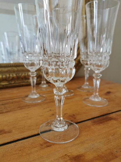 Flûtes à champagne vintage