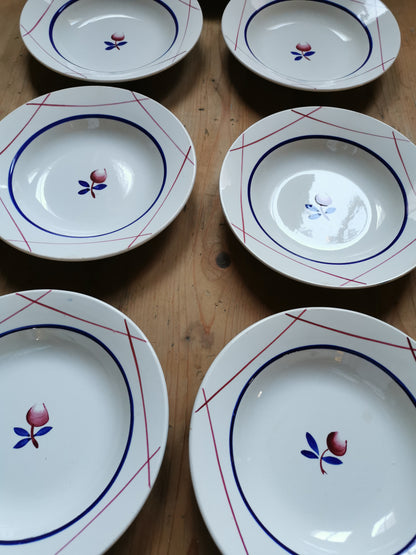 Assiettes creuses Gien