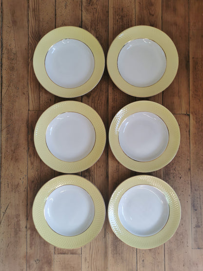 Assiettes creuses Moulin des Loups jaunes