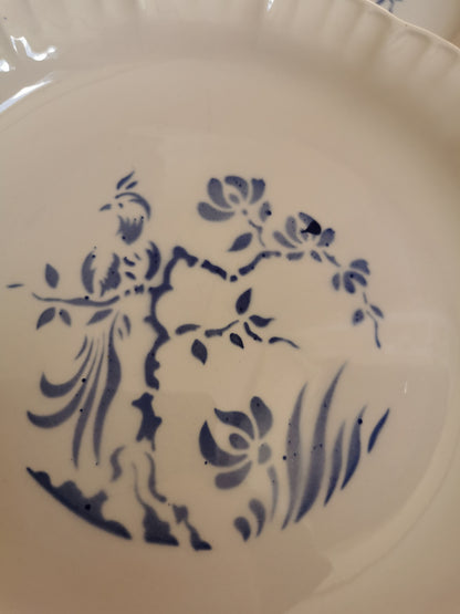 Assiette plate Digoin, Paradis