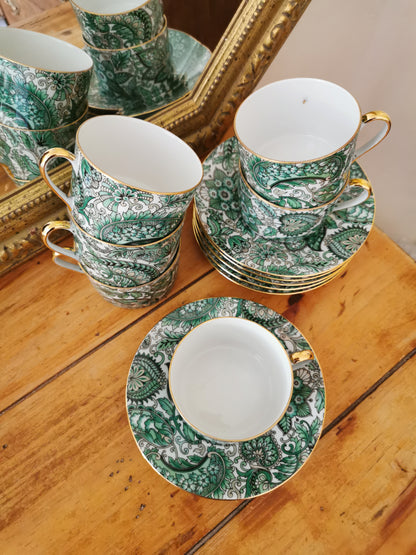 Tasses porcelaine Lazeyras Limoges