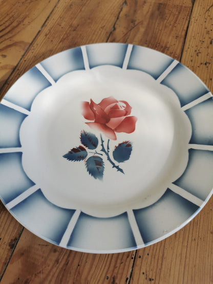 Assiettes à dessert Digoin, Dauphin