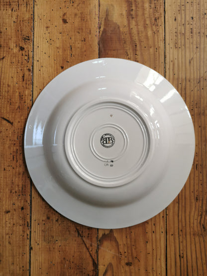 Assiettes creuses Badonviller vert amande