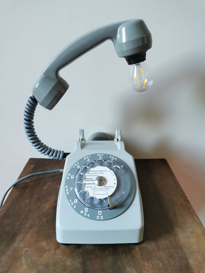 Lampe vintage BakéLight, grise
