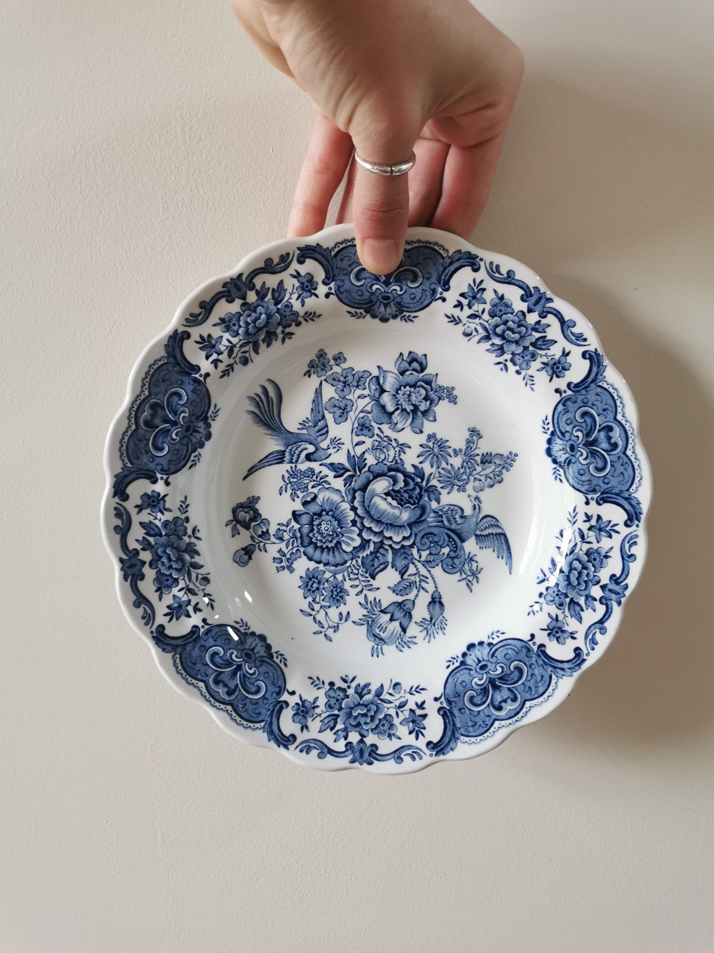 Assiettes creuses vintage Ridgway, Windsor