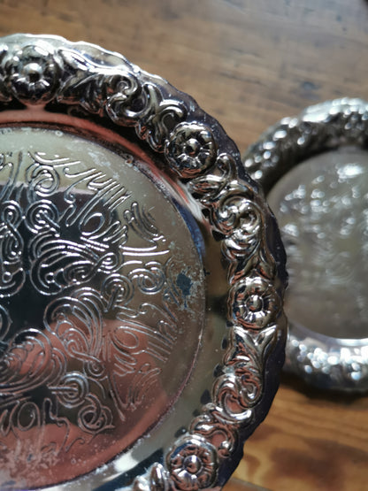 Dessous de verres métalliques