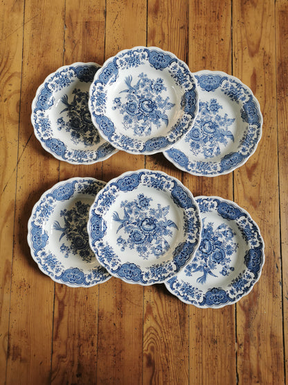 Assiettes creuses vintage Ridgway, Windsor