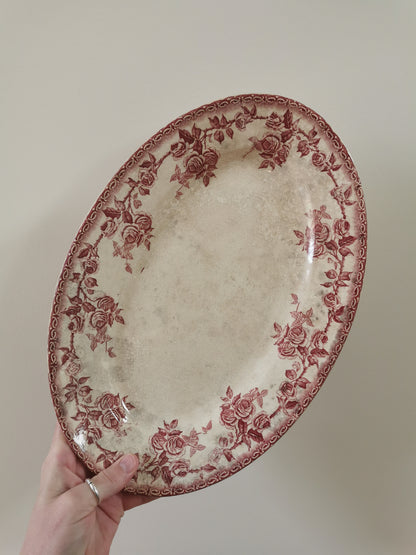 Plat ovale ancien H.B & Cie, Paris