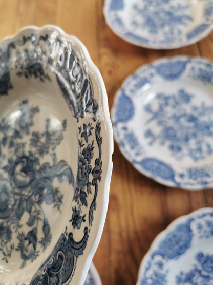 Assiettes creuses vintage Ridgway, Windsor