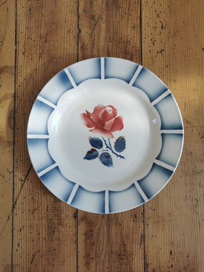 Assiettes à dessert Digoin, Dauphin