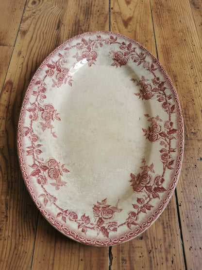 Plat ovale ancien H.B & Cie, Paris
