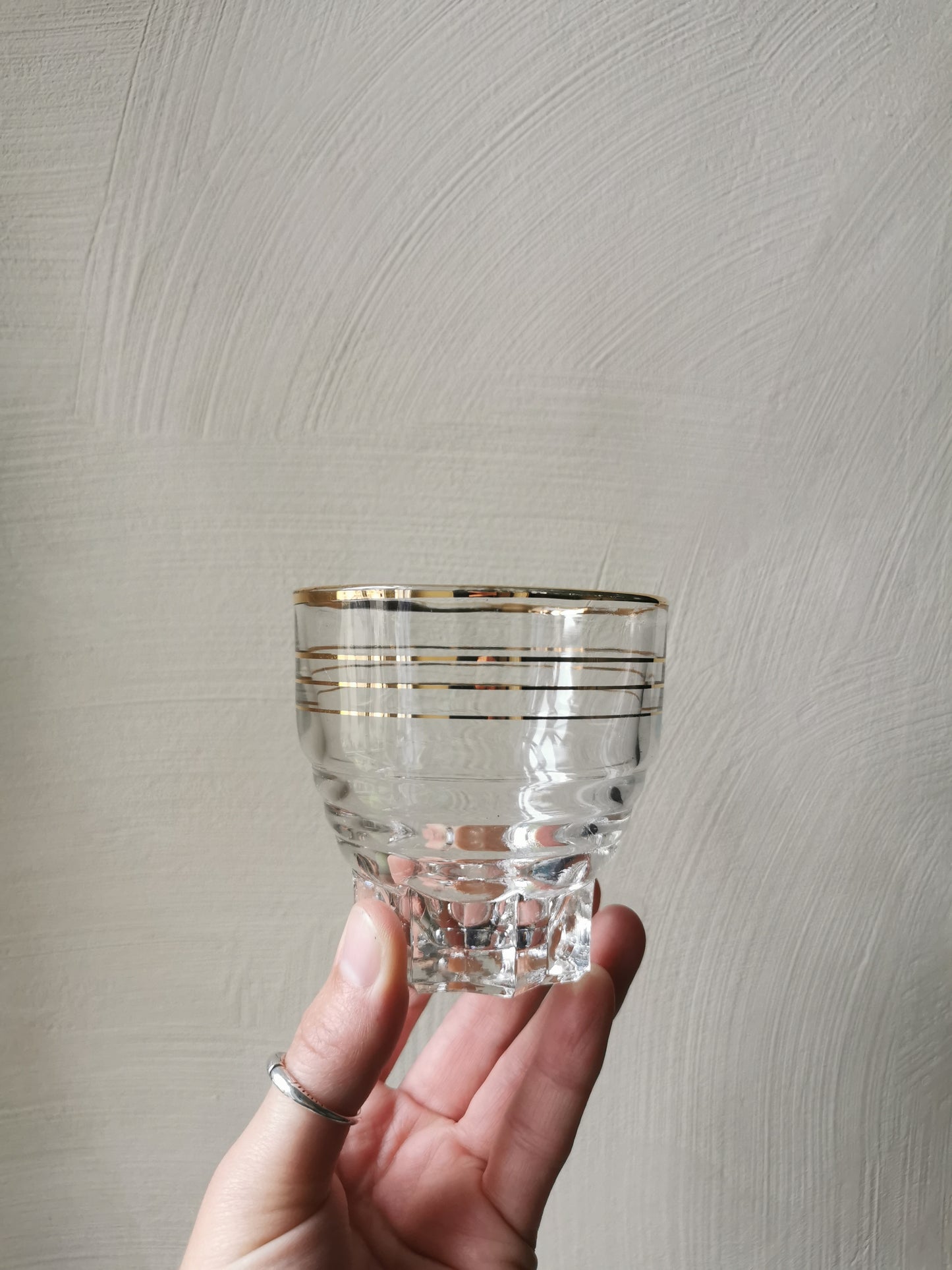 Verres à eau art déco