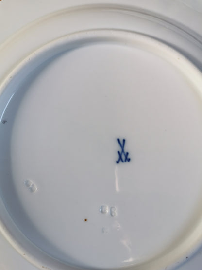 Assiette en porcelaine de Meissen