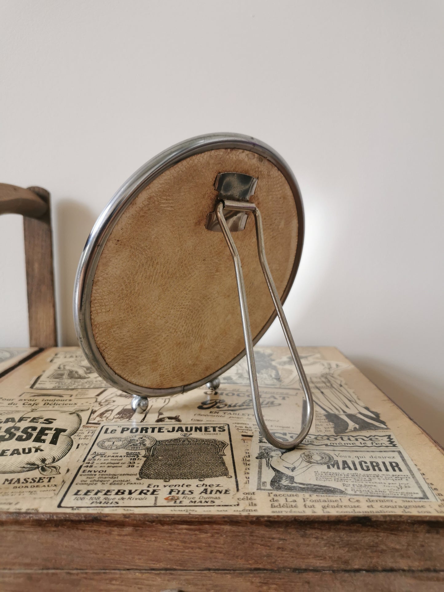 Miroir de barbier vintage
