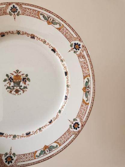 Assiettes plates Longwy, Delft