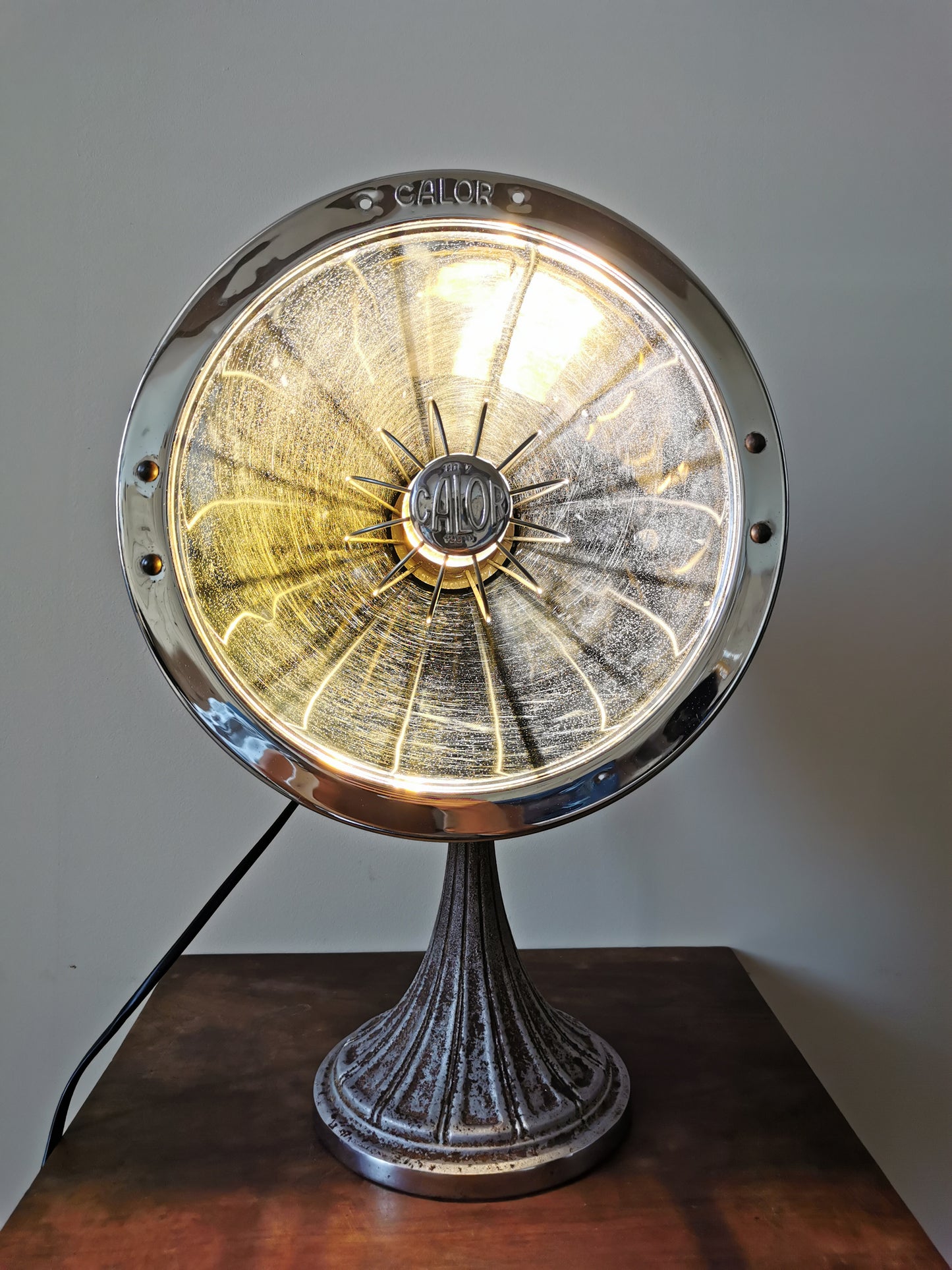 Lampe vintage Calor upcyclée